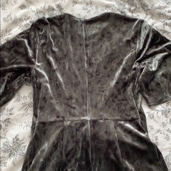 Silver Velvet Dress - Picture 6 of 6